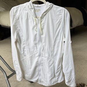 Royal Robbins White Nylon Jacket